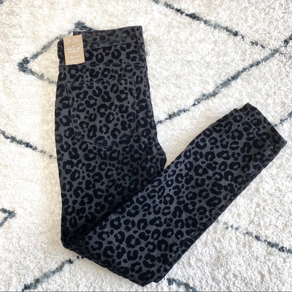 🐆Madewell Leopard Skinny Jeans🐆